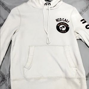 Hollieter California Malaga beach hoodie white